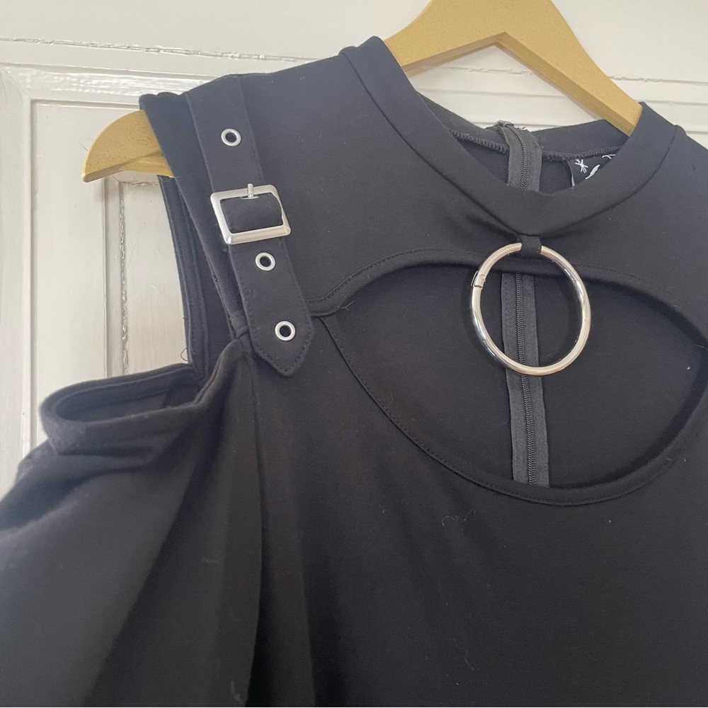 Killstar Breakout Bodycon Long Sleeve Mini Dress, Size XXL - Picture 3 of 7
